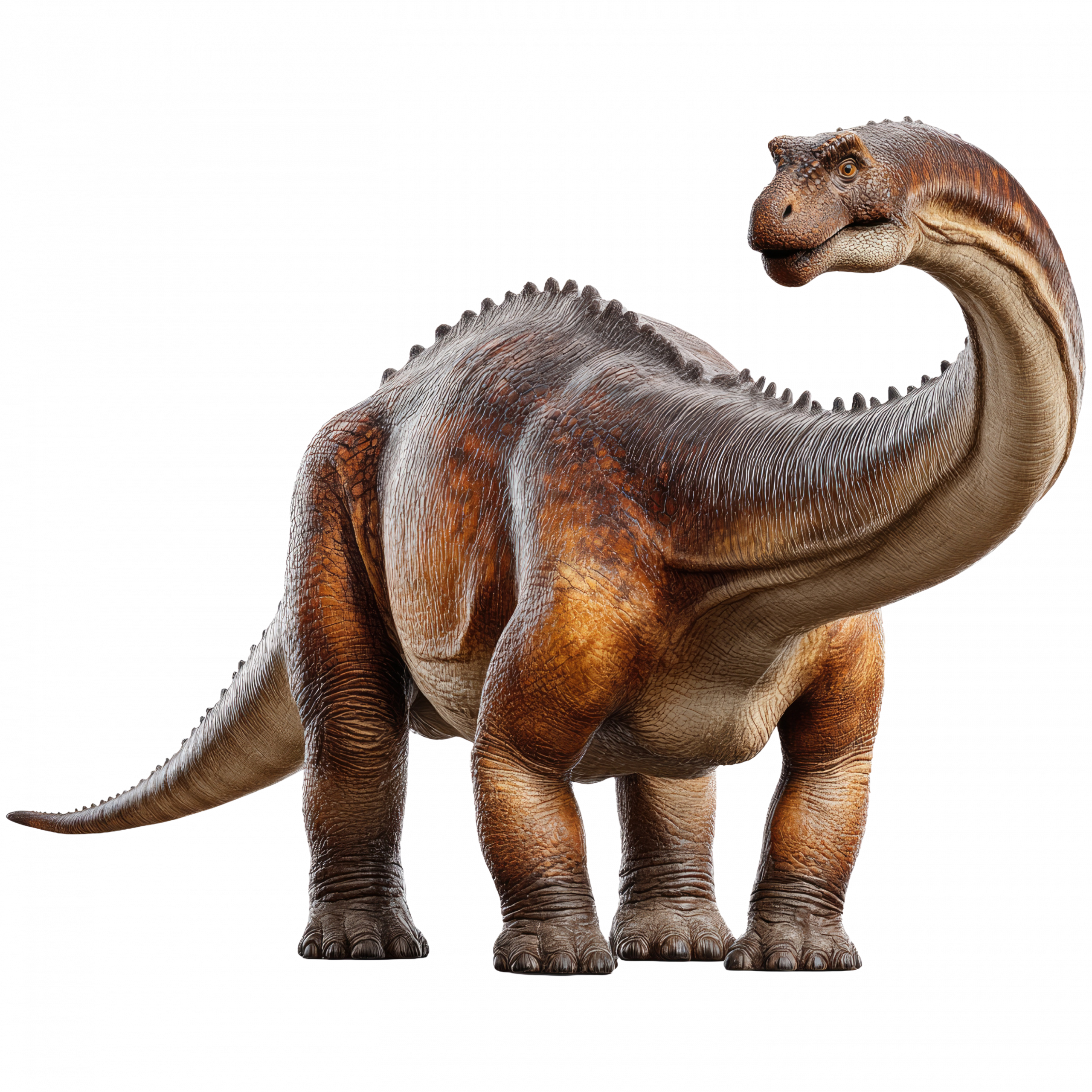 Brachiosaurus as scaled