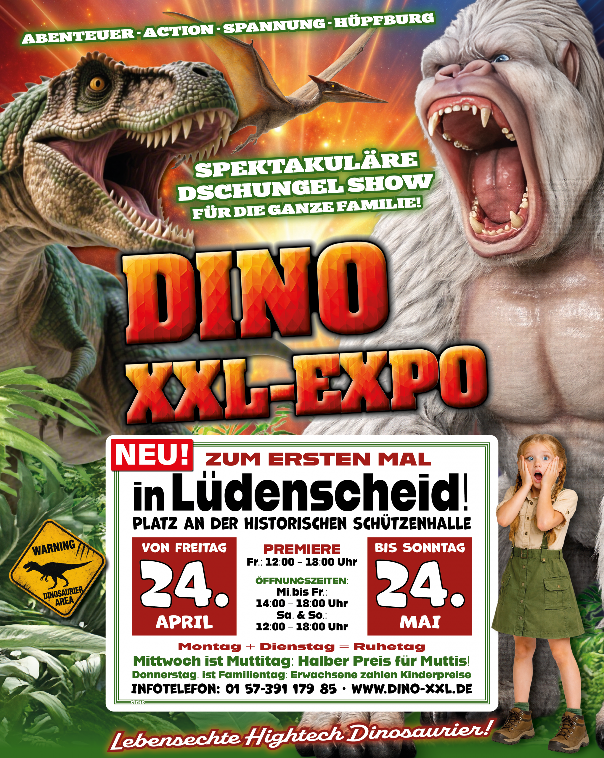 DINO DschungelShow Lu denscheid Post