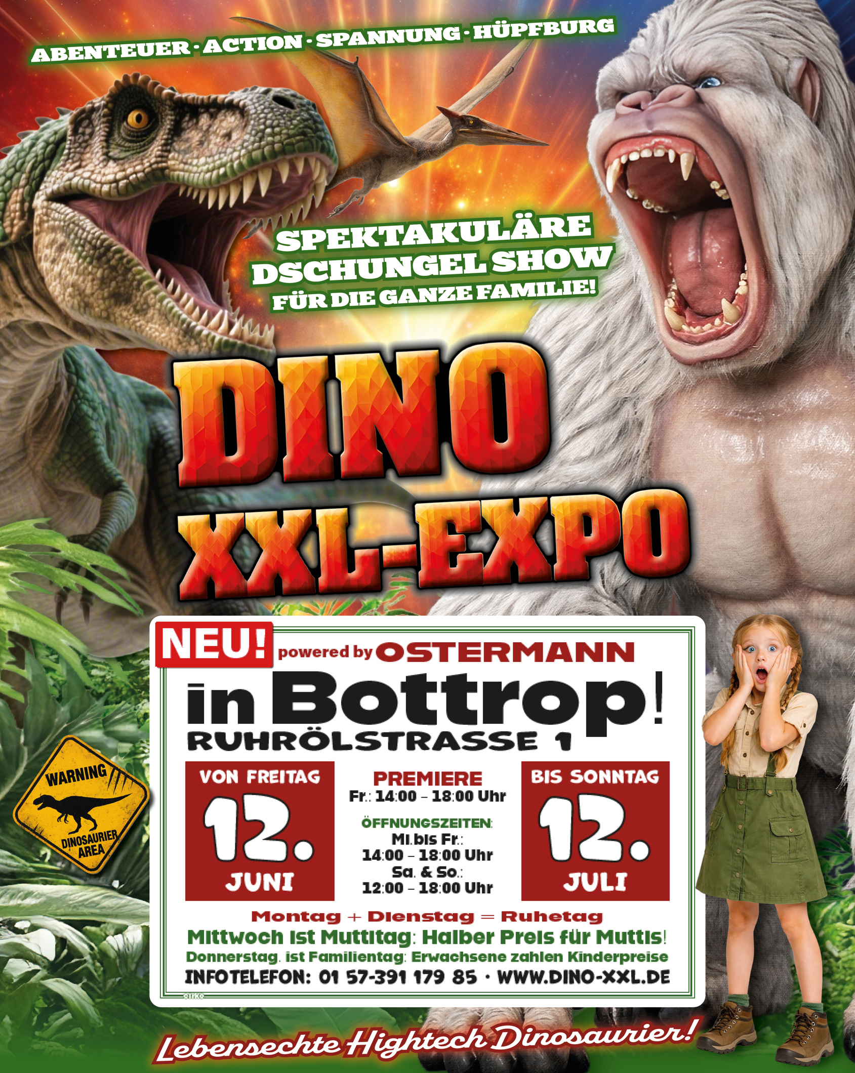 DINO DschungelShow Bottrop POST