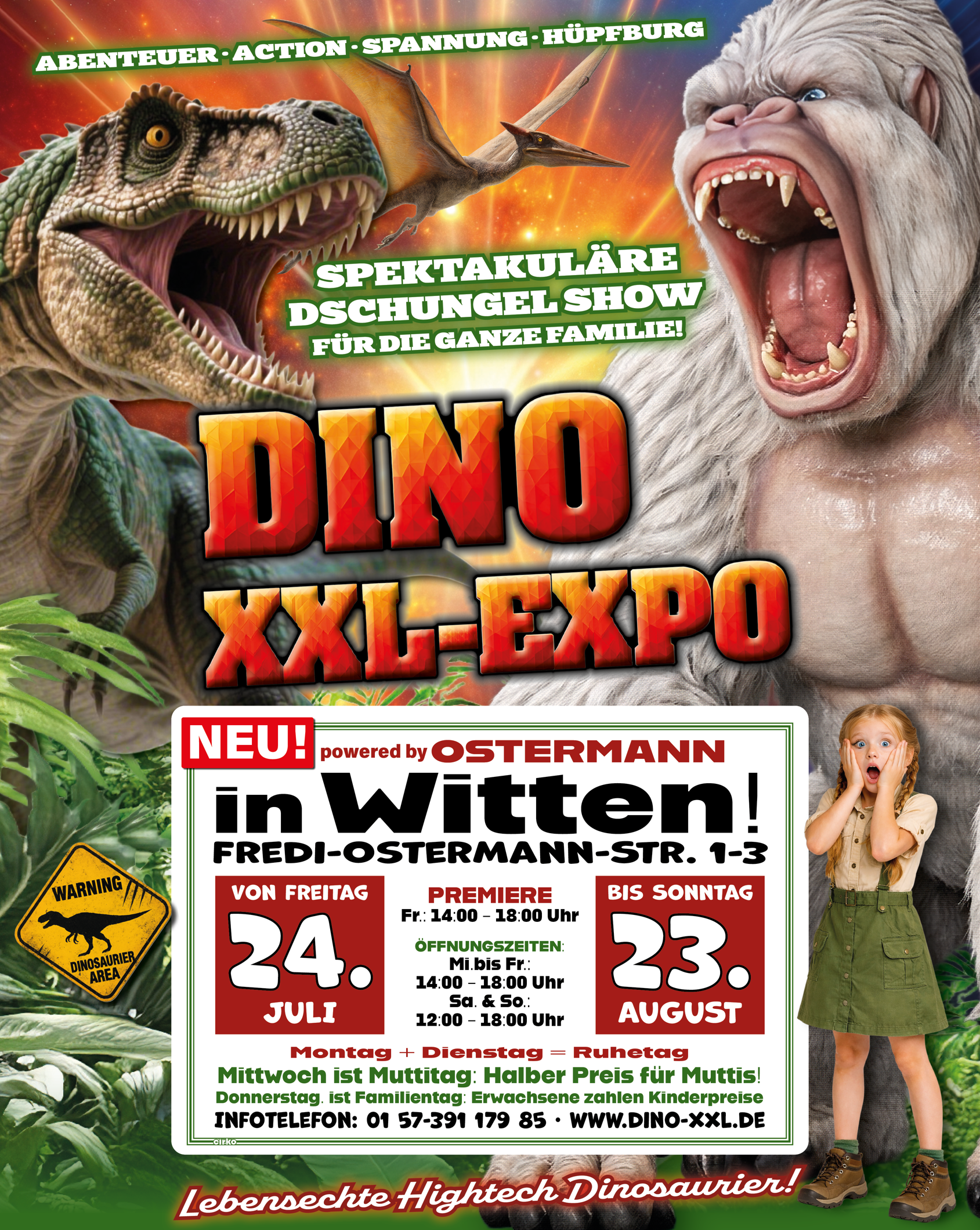 DINO DschungelShow Witten Post
